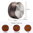 Macaron Stainless Steel Coffee Powder Flat Powder Filling Device, Specification:Thread(Blue)