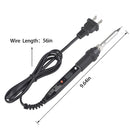 908S 80W LCD Thermostat Soldering Iron Constant Temperature Soldering Iron, Plug Type:US Plug(Red)