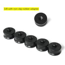 3 PCS 3/8 inch Female to 1/4 inch Male Screw Aluminum Alloy Adapter