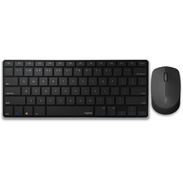 Rapoo 9000G 78 Keys Multi-modes Wireless Keyboard and Mouse Set(Black)