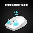 Rapoo 9000G 78 Keys Multi-modes Wireless Keyboard and Mouse Set(White)