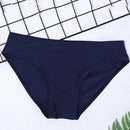 Women Long-sleeved Diving Suit Swimsuit Sunscreen Surf Clothing Slimming Suit, Size:XL(Navy Blue)