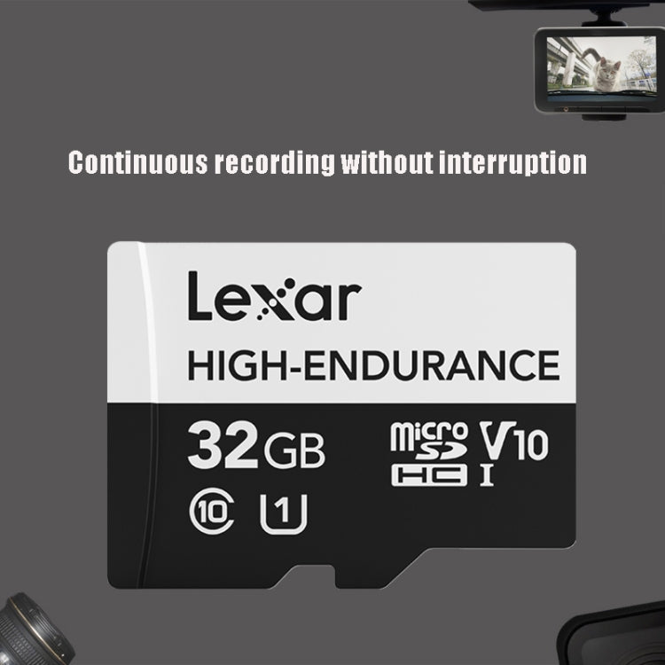 Lexar MicroSDHC 32GB High-endurance Driving Recorder Video Surveillance Camera TF Memory Card Video Card