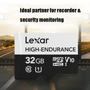 Lexar MicroSDHC 32GB High-endurance Driving Recorder Video Surveillance Camera TF Memory Card Video Card