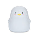 Penguin Silicone Pat Night Light Children Bedside Atmosphere Lamp(Gray)