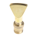 Water View Rockery Fountain All Copper Stainless Steel Adjustable Universal Fan-shaped Flat Nozzle, Size: 6 Point(Brass)