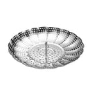 3 PCS Stainless Steel Folding Retractable Lotus Steamer Tray
