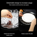 3 PCS Stainless Steel Folding Retractable Lotus Steamer Tray