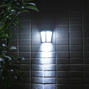 Outdoor IP65 Waterproof Energy Saving Solar Powered LED Wall Lamp Security Light(White Light)