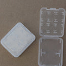 10 PCS Mini Transparent Multifunctional Storage Card Box