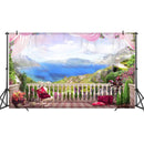 3m x 1.8m Scenery Seamless Party Photo Selfie Photography Background Cloth(KF01)