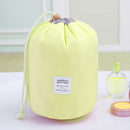 Large-capacity Cosmetic Bag Travel Suit Wash Bag Outdoor Waterproof Storage Bag Cylinder Wash Bag(Yellow)