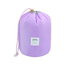 Large-capacity Cosmetic Bag Travel Suit Wash Bag Outdoor Waterproof Storage Bag Cylinder Wash Bag(Purple)