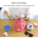 Large-capacity Cosmetic Bag Travel Suit Wash Bag Outdoor Waterproof Storage Bag Cylinder Wash Bag(Maca blue)