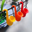 10 PCS Horn Saxophone Silicone Pot Cover Raises Anti-overflow Device, Random Color Delivery