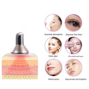 Small Dumbbell Reverse Magnetic Vibration Beauty Instrument Magnetic Mask Essential Oil Introduction Instrument(White)
