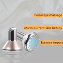 Small Dumbbell Reverse Magnetic Vibration Beauty Instrument Magnetic Mask Essential Oil Introduction Instrument(Rose Gold)