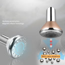 Small Dumbbell Reverse Magnetic Vibration Beauty Instrument Magnetic Mask Essential Oil Introduction Instrument(Rose Gold)