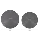 Gas Stove Heat-conducting Plate Kitchen Fast Defrosting Plate Pot Anti-burning Black Heat-conducting Plate, Size:24cm