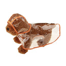 Waterproof Transparent Raincoat Clothing for Pet Dog, Size:L(Orange)