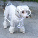 Waterproof Transparent Raincoat Clothing for Pet Dog, Size:L(Transparent)