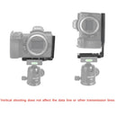 BEXIN for Nikon Z7 / Z6 Push-Pull Type Aluminum Alloy Vertical Shoot Quick Release L Plate Bracket Base Holder
