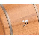 MUFENG 25cm High Uncovered Oak Footbath Barrel