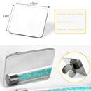 10 PCS Salon Manicure Finger Ring Color Palette Make Up Cream Foundation Mixing Palette Cosmetic Make up Tool Stainless Steel Plate