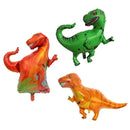 2 PCS Dinosaur Modeling Aluminum Foil Balloon Children Birthday Decoration Party Supplies Toy, Size:Large, Style:Horned Dragon