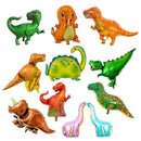 2 PCS Dinosaur Modeling Aluminum Foil Balloon Children Birthday Decoration Party Supplies Toy, Size:Large, Style:Horned Dragon