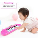 Cute Mini 21 key Early Education Electronic Keyboard Children Music Toys(Pink)