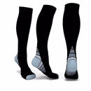 Outdoor Sports Running Nursing Calf Pressure Socks Function Socks, Size:L/XL(Gray)