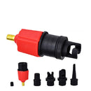 Surfing Paddle Board Rubber Boat Inflatable Bed Air Valve Adapter Car Air Pump Adapter(Red)