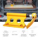 Bicycle Front Fork Fixed Clip Luggage Rack, Size:One Size(Yellow)
