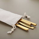 3 PCS / Set Creative Stainless Steel Spoon Fork Chopsticks Portable Tableware Set, Color:Colorful