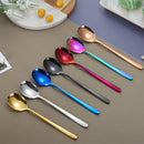 3 PCS / Set Creative Stainless Steel Spoon Fork Chopsticks Portable Tableware Set, Color:Colorful