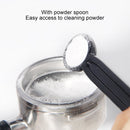 Semi-automatic Coffee Machine Detachable Cleaning Bristle Anti-hot Nylon Brush(Black)