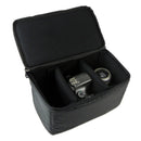 Water-resistant DSLR Padded insert Case Waterproof Zipper Removable Partition Camera Bags(Black)
