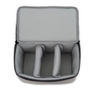 Water-resistant DSLR Padded insert Case Waterproof Zipper Removable Partition Camera Bags(Light Grey)