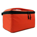 Water-resistant DSLR Padded insert Case Waterproof Zipper Removable Partition Camera Bags(Red)