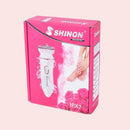 SHINON Lady Waterproof Electric Epilator, Specification:EU Plug