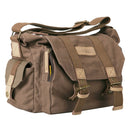 CADeN F1 Canvas Outdoor Leisure One Shoulder Digital Camera Bag( Coffee)