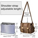 CADeN F1 Canvas Outdoor Leisure One Shoulder Digital Camera Bag(Black)