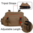 CADeN F1 Canvas Outdoor Leisure One Shoulder Digital Camera Bag(Black)