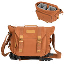 CADeN F1 Canvas Outdoor Leisure One Shoulder Digital Camera Bag(Brown)