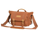CADeN F1 Canvas Outdoor Leisure One Shoulder Digital Camera Bag(Brown)