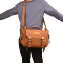 CADeN F1 Canvas Outdoor Leisure One Shoulder Digital Camera Bag(Brown)