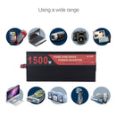SUVPR DY-LG1500S 1500W DC 12V to AC 220V Pure Sine Wave Car Power Inverter with Universal Power Socket