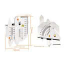 HJC40B Stainless Steel Welding Inspection Gauge Measuring Ruler