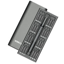WINHUNT 24 In 1 Multi-function Screwdriver Magnetic Bits Combination Tool Set (Grey)